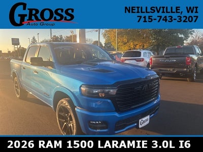 2026 RAM Ram 1500 RAM 1500 LARAMIE CREW CAB 4X4 5'7' BOX