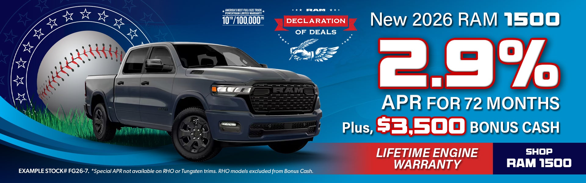 New 2026 RAM 1500 Trucks