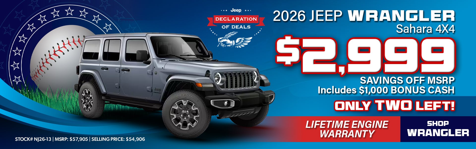 2026 Jeep Wrangler Sahara 4X4