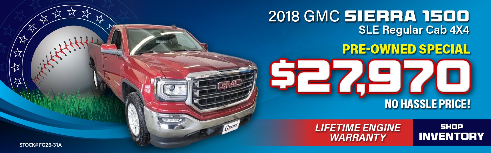 Pre-Owned 2018 GMC Sierra 1500 SLE