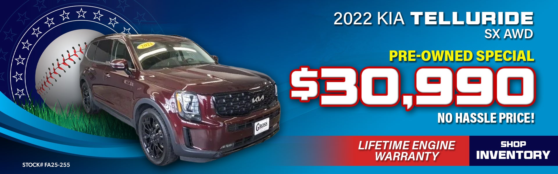 Pre-Owned 2022 Kia Telluride SX