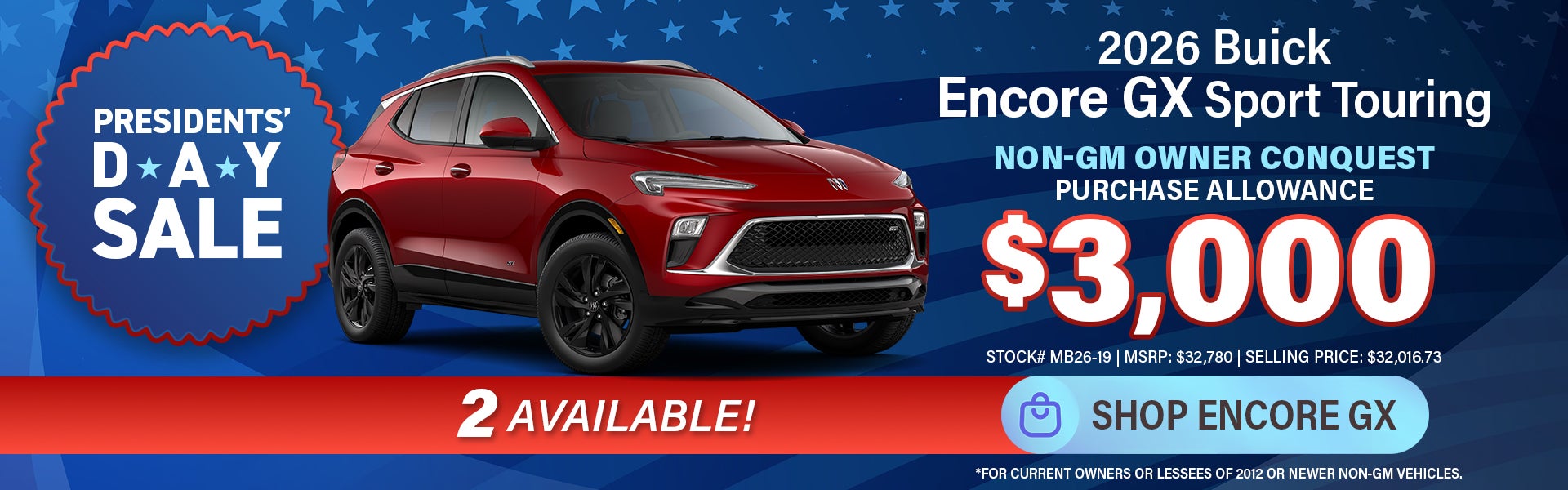 2026 Buick Encore GX Sport Touring