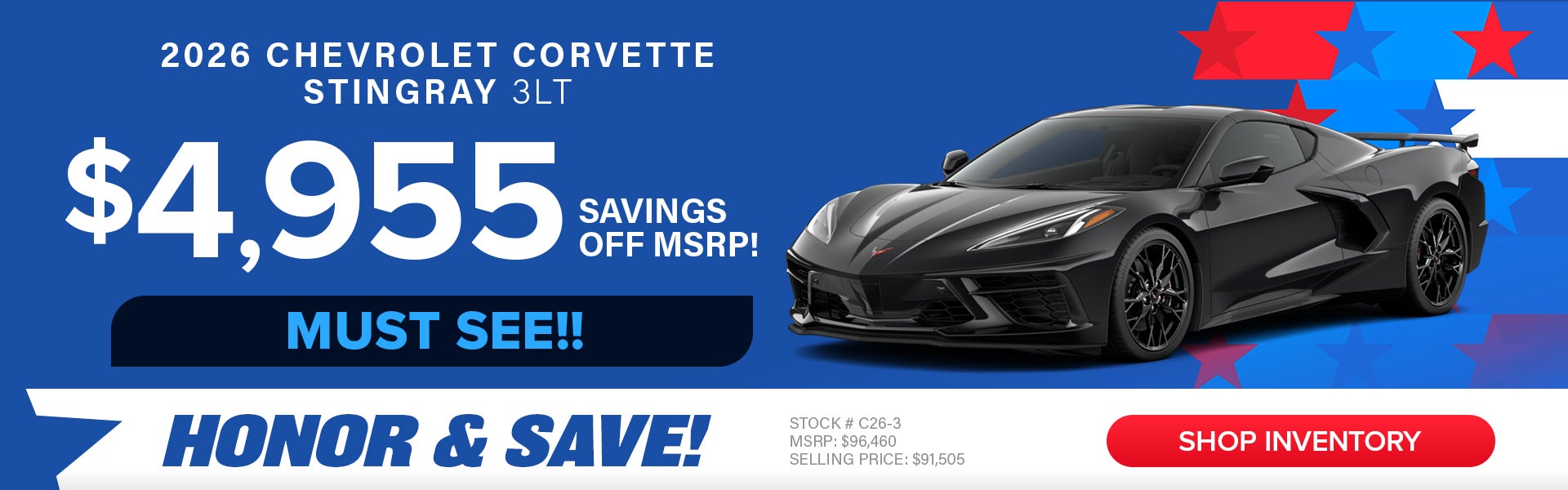 2026 Corvette Stingray 3LT